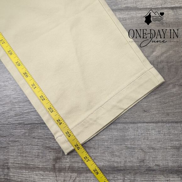 Loft Mid Rise Straight Crop Pants Size 12 - Picture 5 of 6